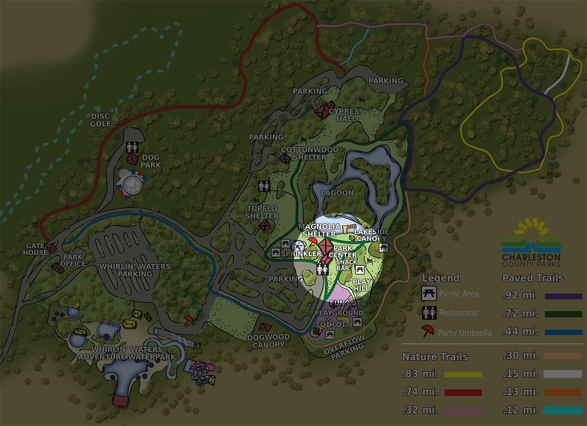 WannamakerMapHighlightedParkCenter Wannamaker Map highlighting park center