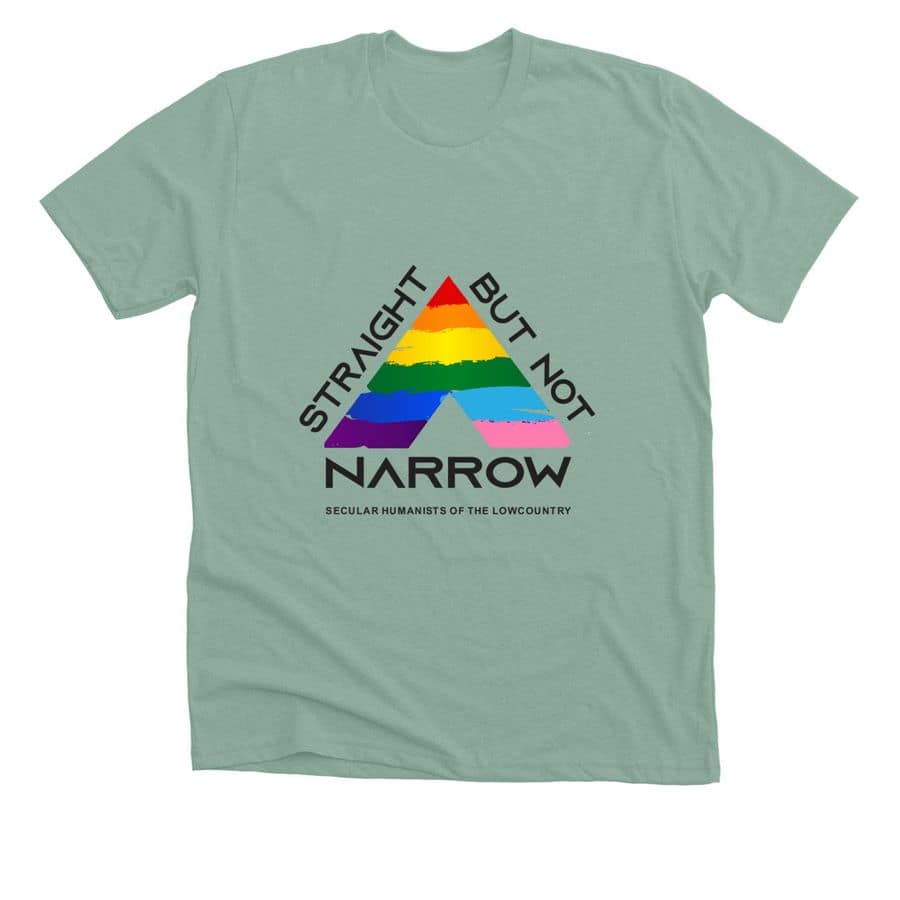 Straight Heather Dusty Blue Straight But Not Narrow—Heather Dusty Blue